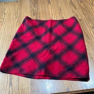 Talbots short wool skirt